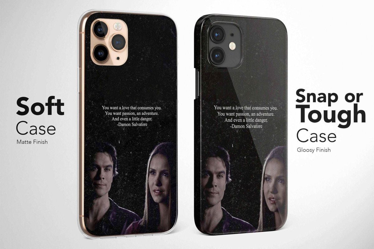 Meaningful Deep Quote Stefan, Damon, Salvatore, and Elena Phone Case 3 - Image 2