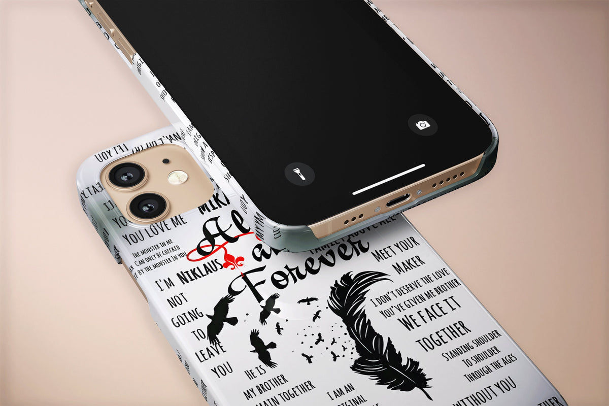 Meaningful Deep Quote Stefan, Damon, Salvatore, and Elena Phone Case Soft Cover - Image 3