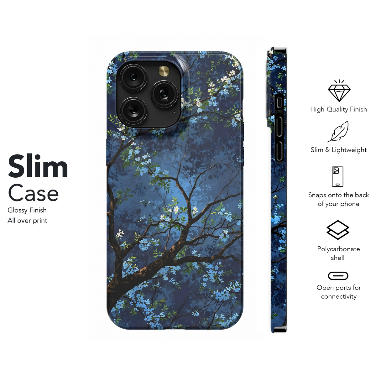 Midnight Blossom Tree
 Phone Case iPhone Samsung Cover Pixel 4223 - Image 7