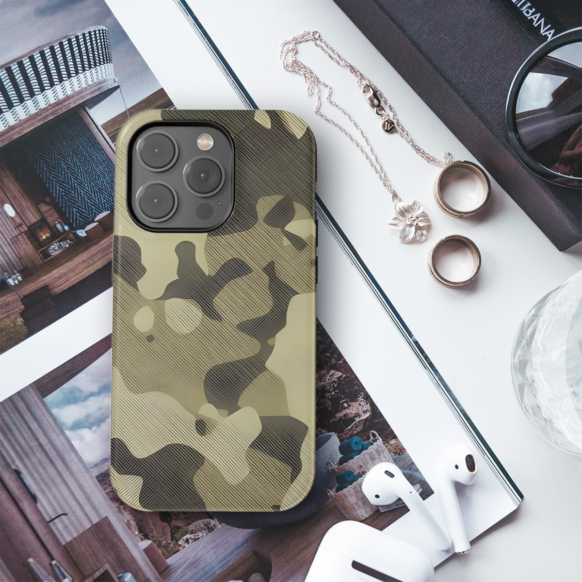 Military Camouflage Fabric Texture Phone Case iPhone Samsung Cover Pixel 2190 - Image 3