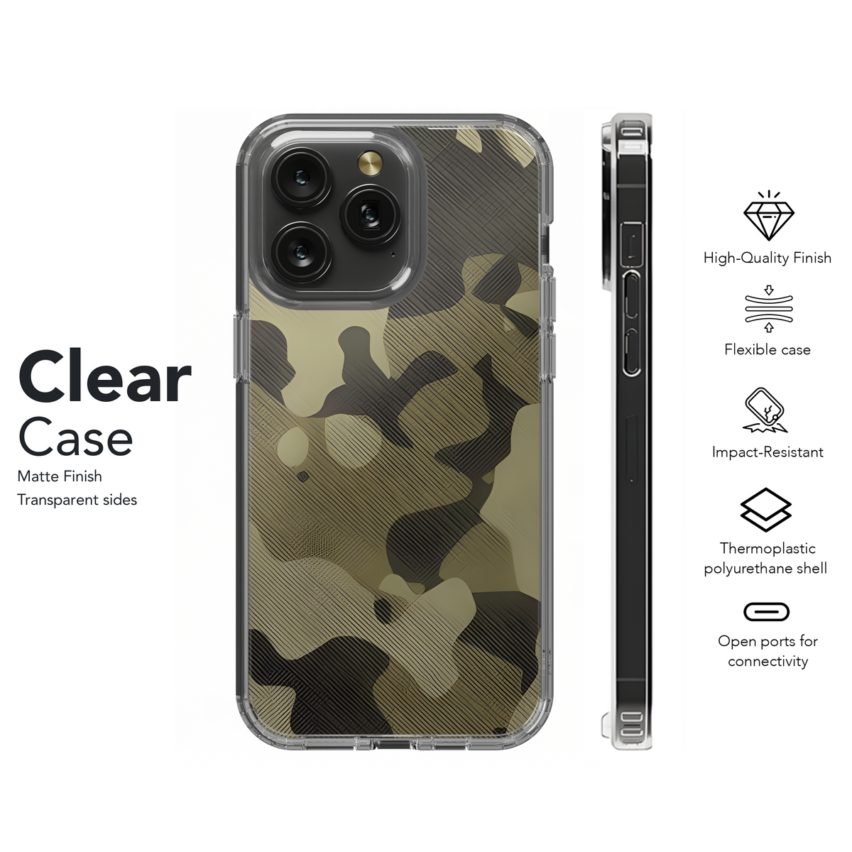 Military Camouflage Phone Case iPhone Samsung Cover Pixel 2541 - Image 8