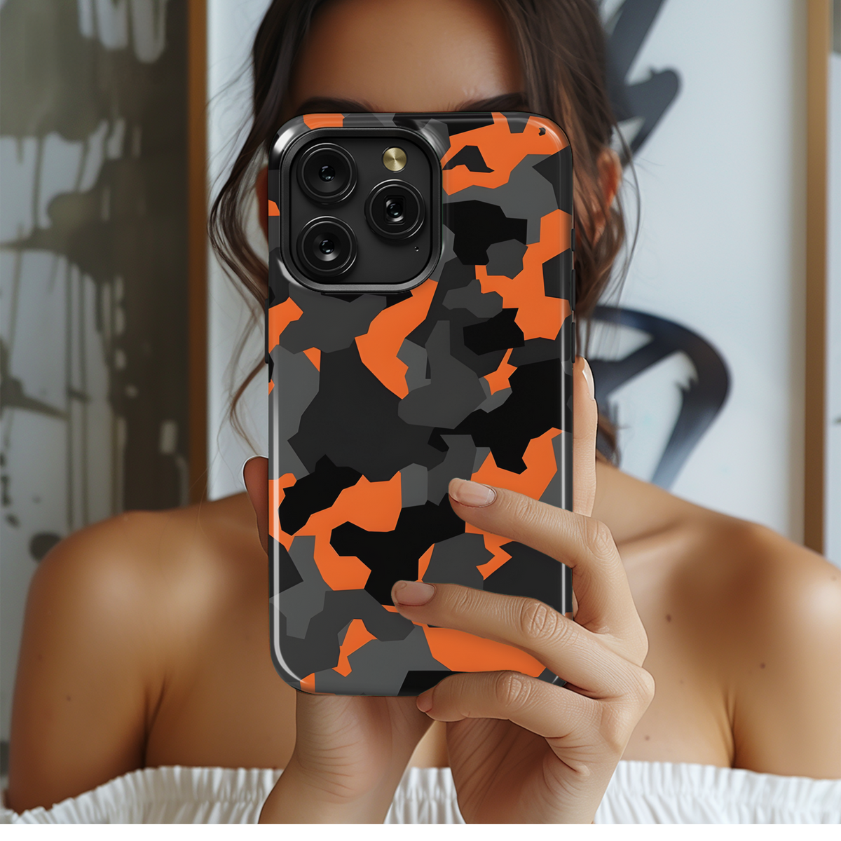 Military camouflage Phone Case iPhone Samsung Cover Pixel 3227 - Image 2