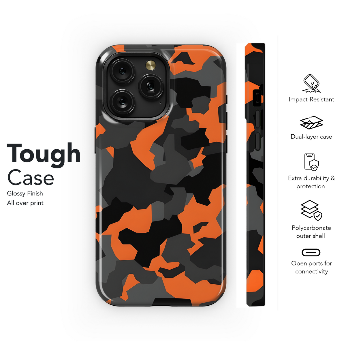 Military camouflage Phone Case iPhone Samsung Cover Pixel 3227 - Image 6