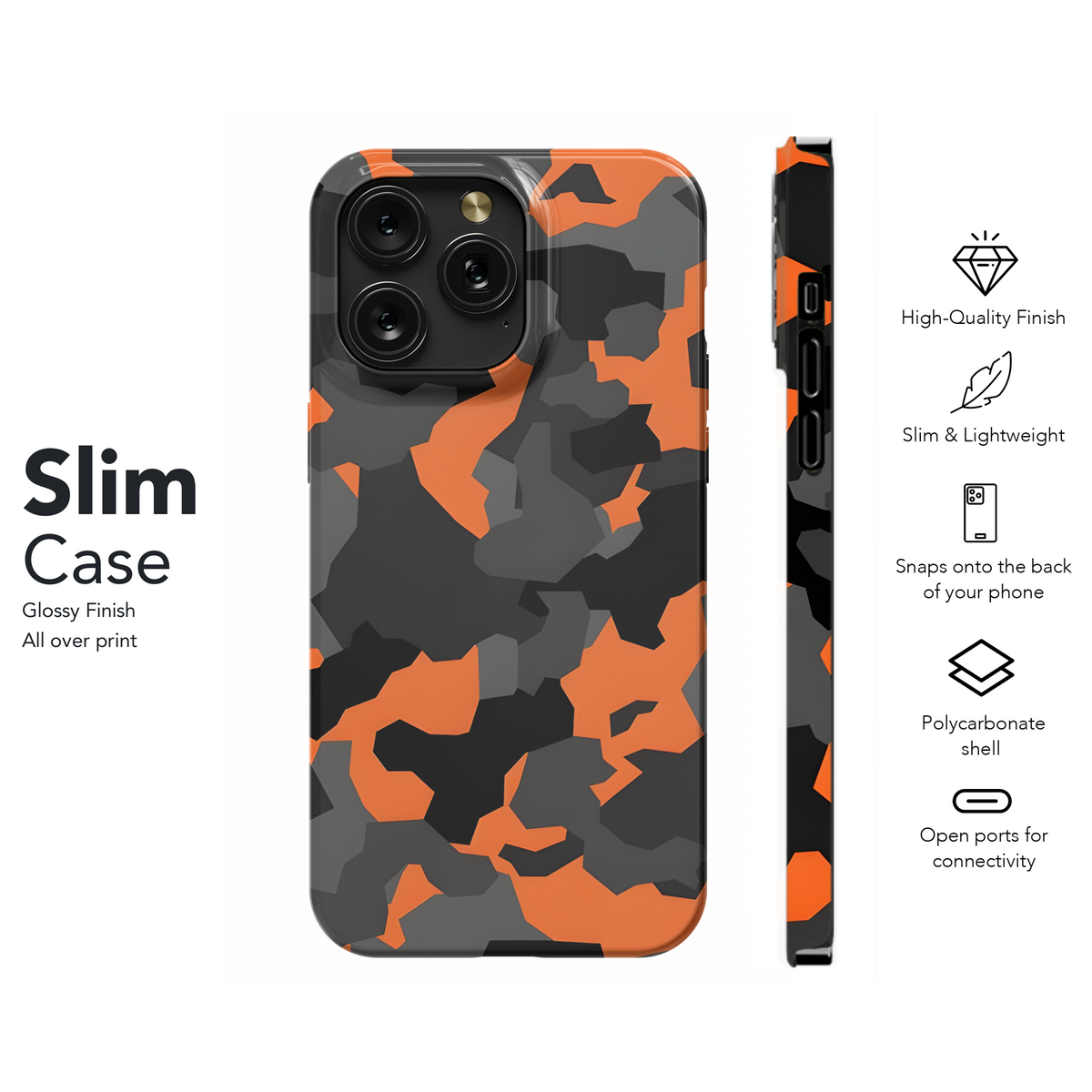 Military camouflage Phone Case iPhone Samsung Cover Pixel 3227 - Image 7