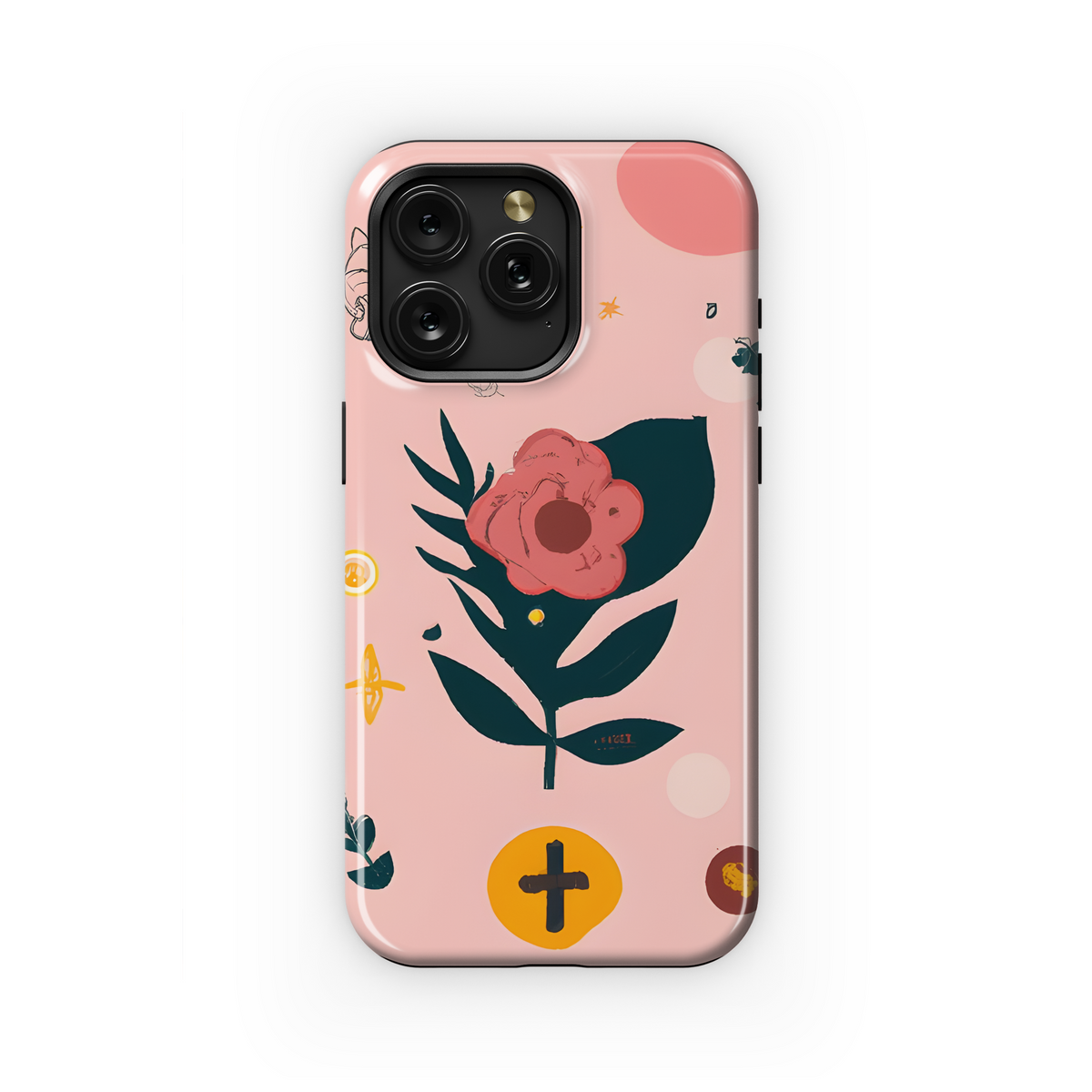 Minimalist God Phone Case iPhone Samsung Cover Pixel 3684 - Image 1