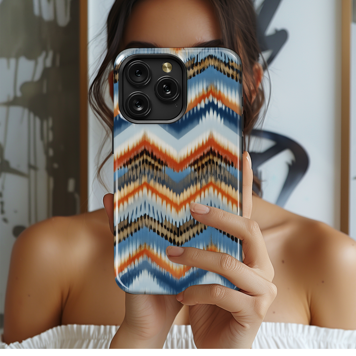 Missoni Inspired Zigzag Stripes Phone Case iPhone Samsung Cover Pixel 3350 - Image 2