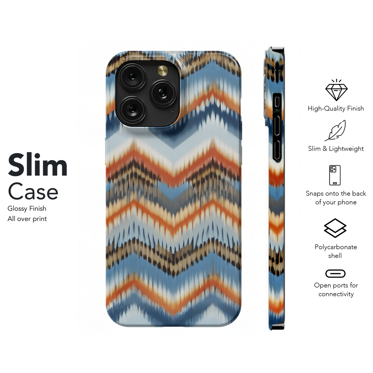 Missoni Inspired Zigzag Stripes Phone Case iPhone Samsung Cover Pixel 3350 - Image 7