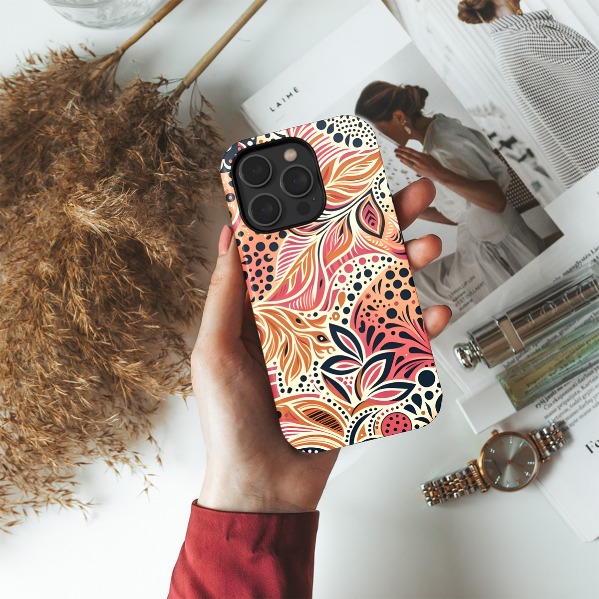 Modern Animal Phone Case iPhone Samsung Cover Pixel 3513 - Image 4