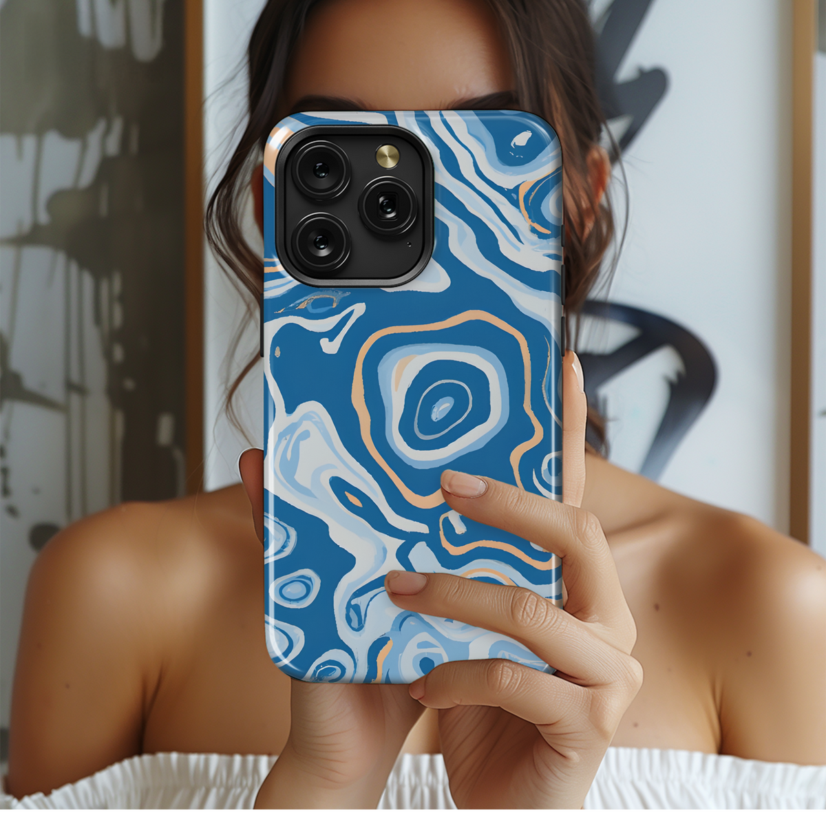 Molokan Tile Phone Case iPhone Samsung Cover Pixel 3413 - Image 2