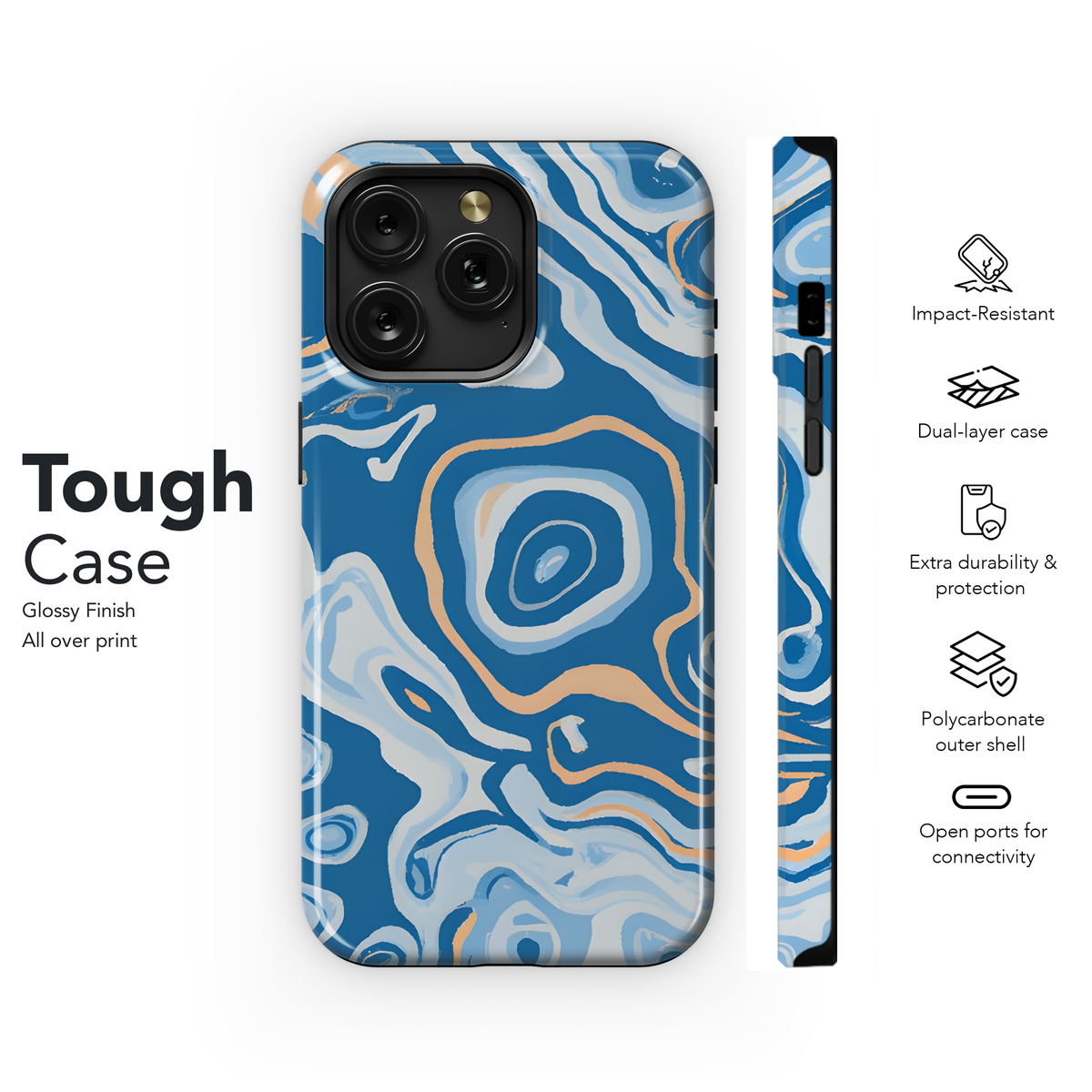 Molokan Tile Phone Case iPhone Samsung Cover Pixel 3413 - Image 6