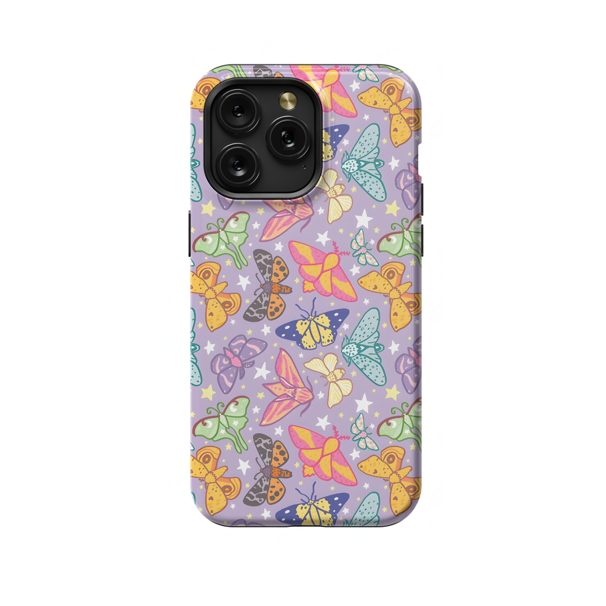 Moonlight Moths Love Cute Girly Phone Case iPhone Samsung Pixel & More 553 - Image 1