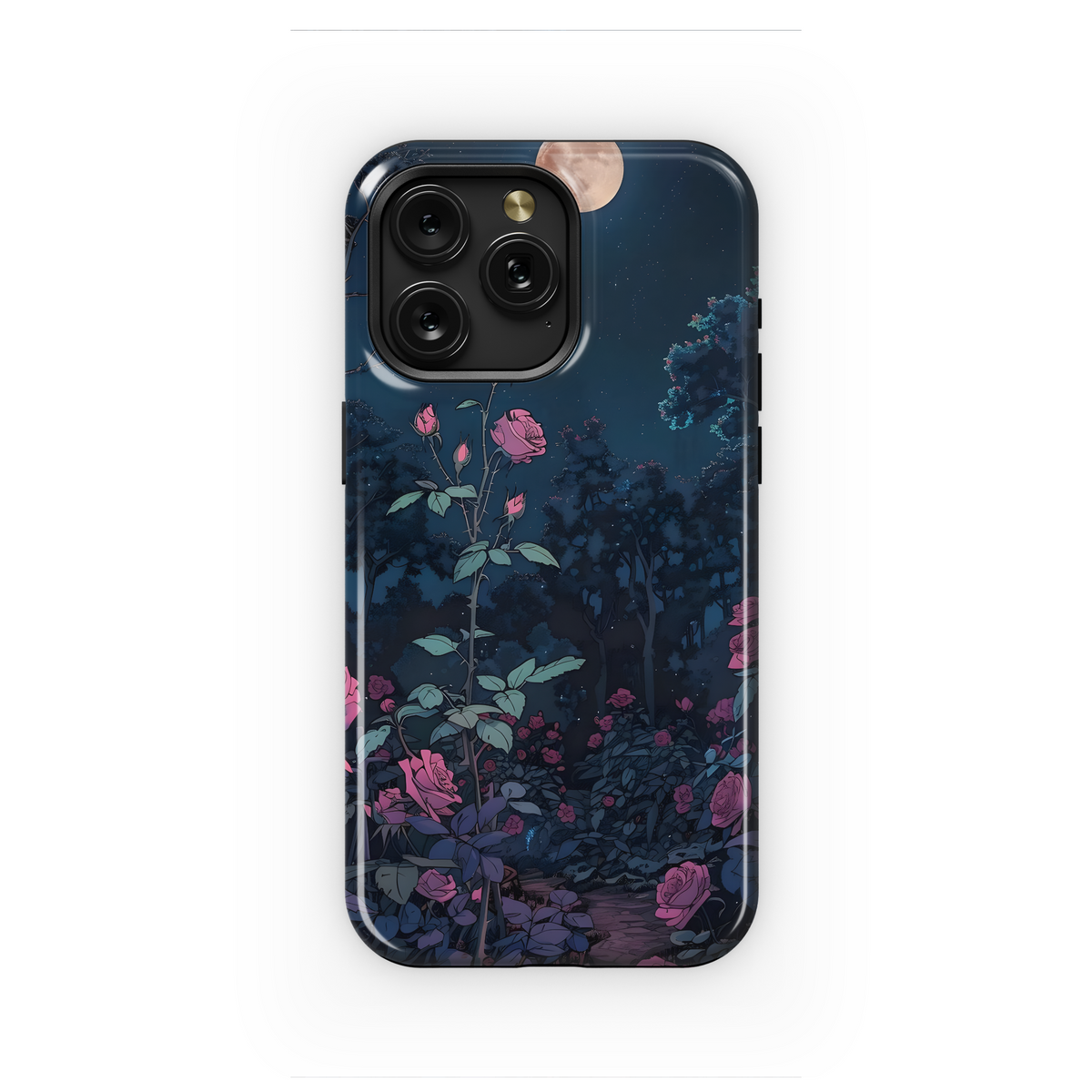 Moonlight Rose Garden
 Phone Case iPhone Samsung Cover Pixel 4108 - Image 1