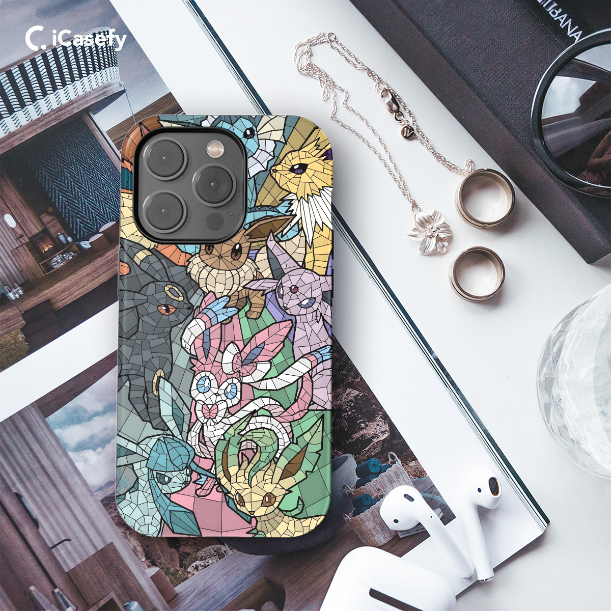 Mosaic Evangelion Phone Case iPhone Samsung Pixel & More 43 - Image 3