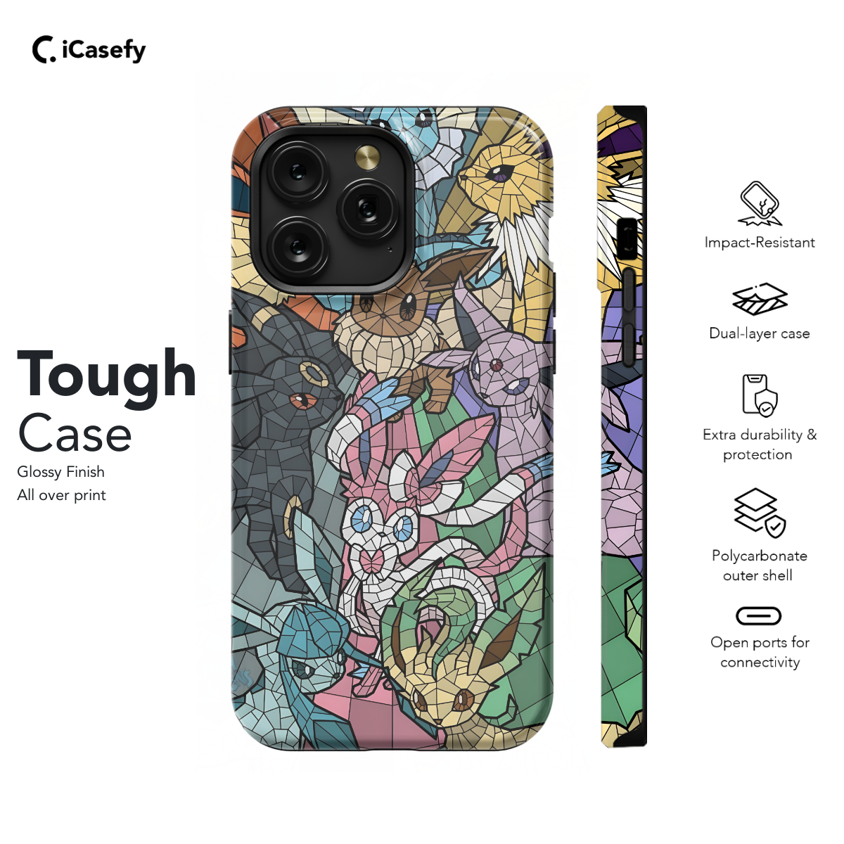 Mosaic Evangelion Phone Case iPhone Samsung Pixel & More 43 - Image 5