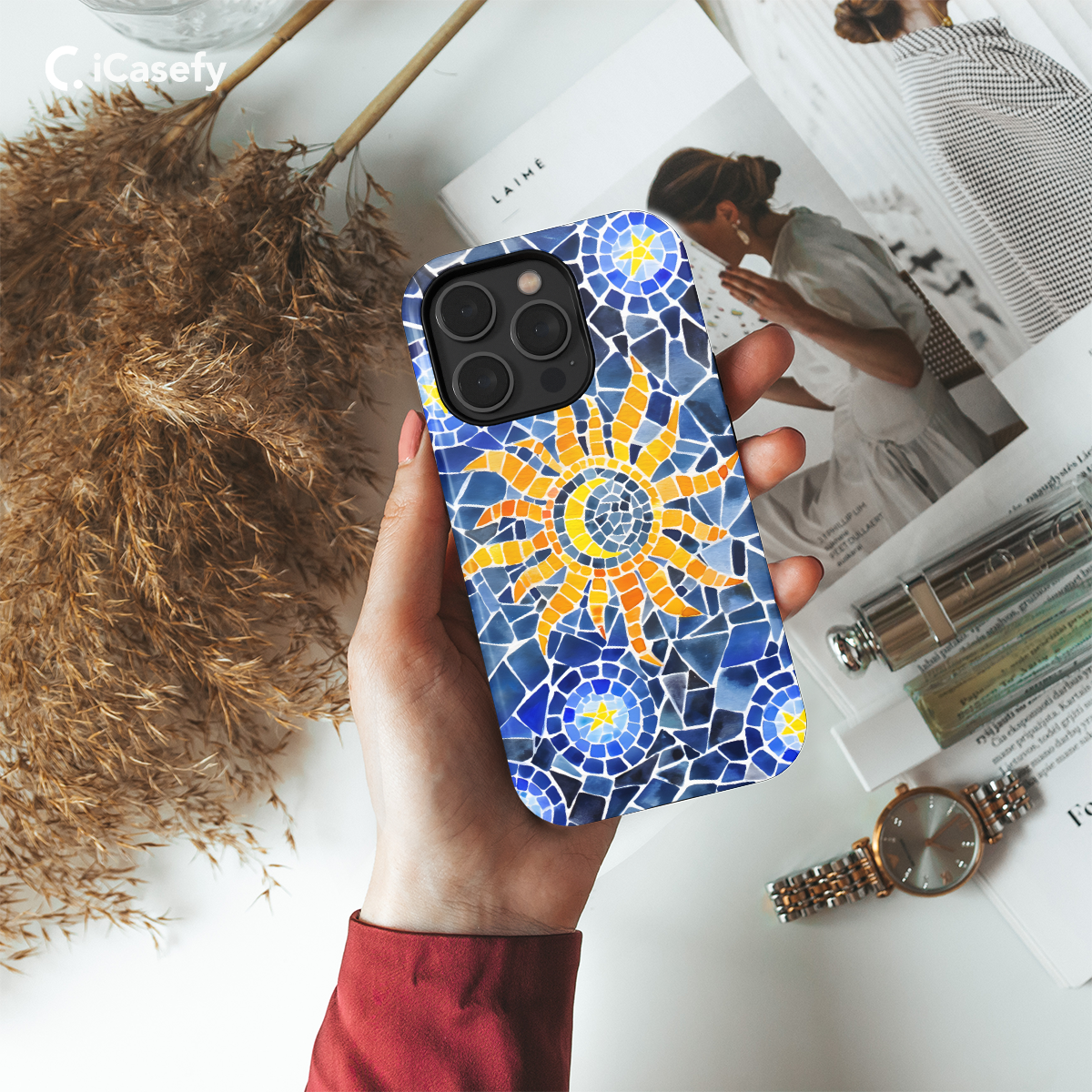 Mosaics Phone Case iPhone Samsung Cover Pixel 1378 - Image 2