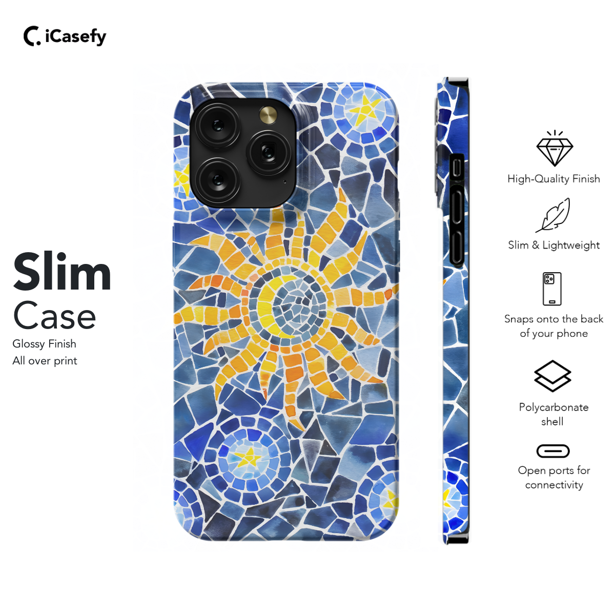 Mosaics Phone Case iPhone Samsung Cover Pixel 1378 - Image 6