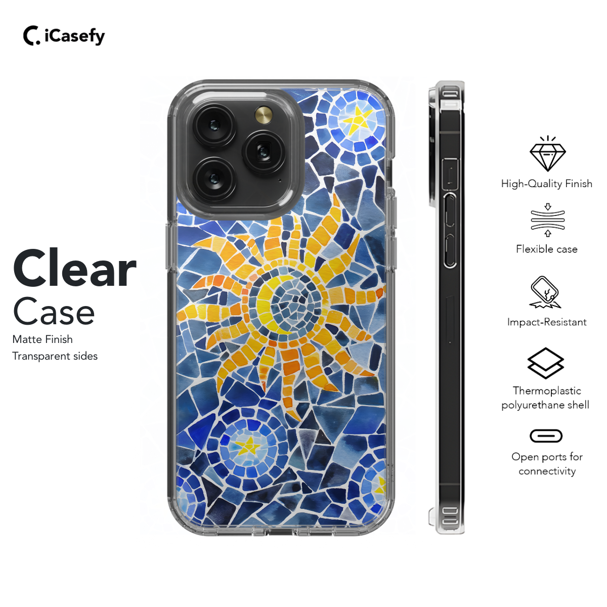 Mosaics Phone Case iPhone Samsung Cover Pixel 1378 - Image 7