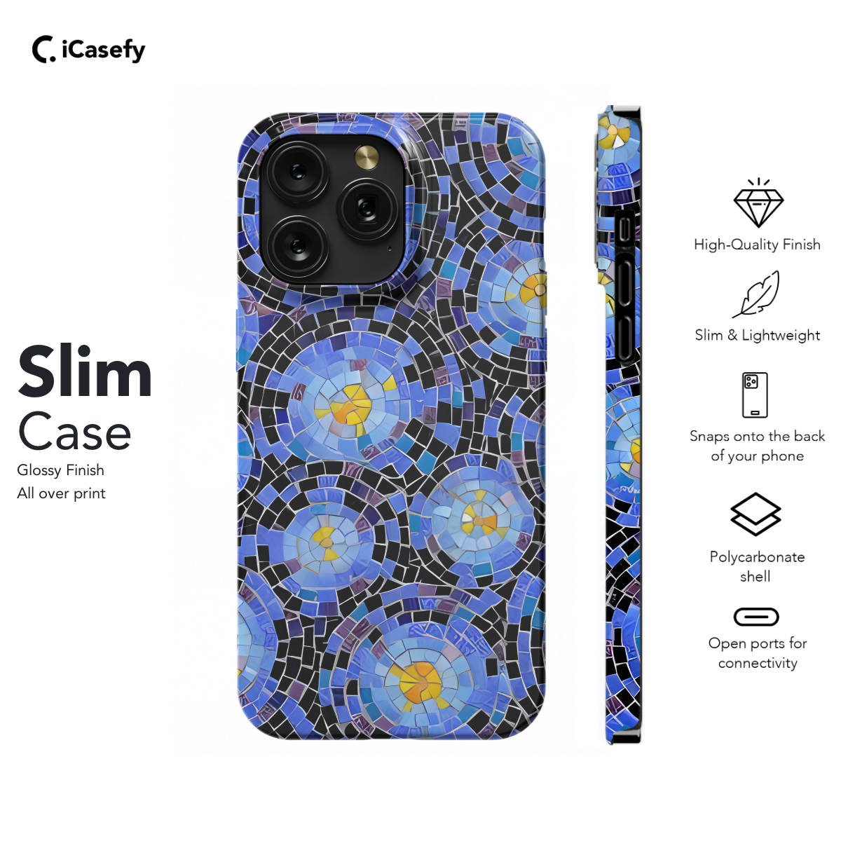 Mosaics Phone Case iPhone Samsung Cover Pixel 1379 - Image 6