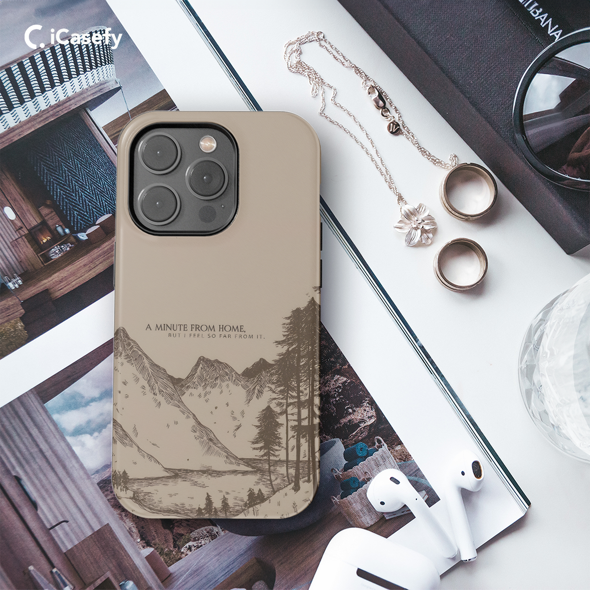 Mountains Phone Case iPhone Samsung Pixel & More 418 - Image 3