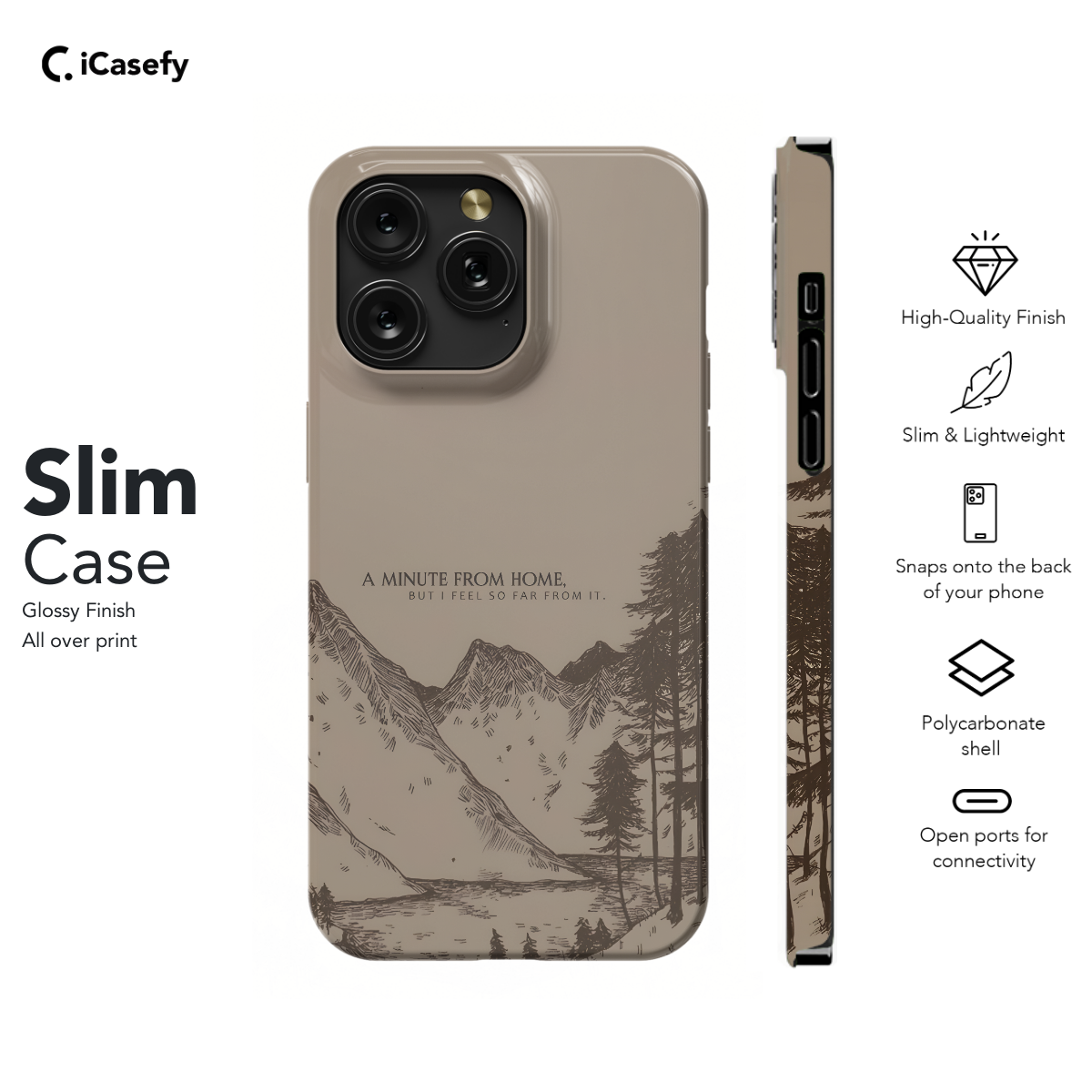 Mountains Phone Case iPhone Samsung Pixel & More 418 - Image 6