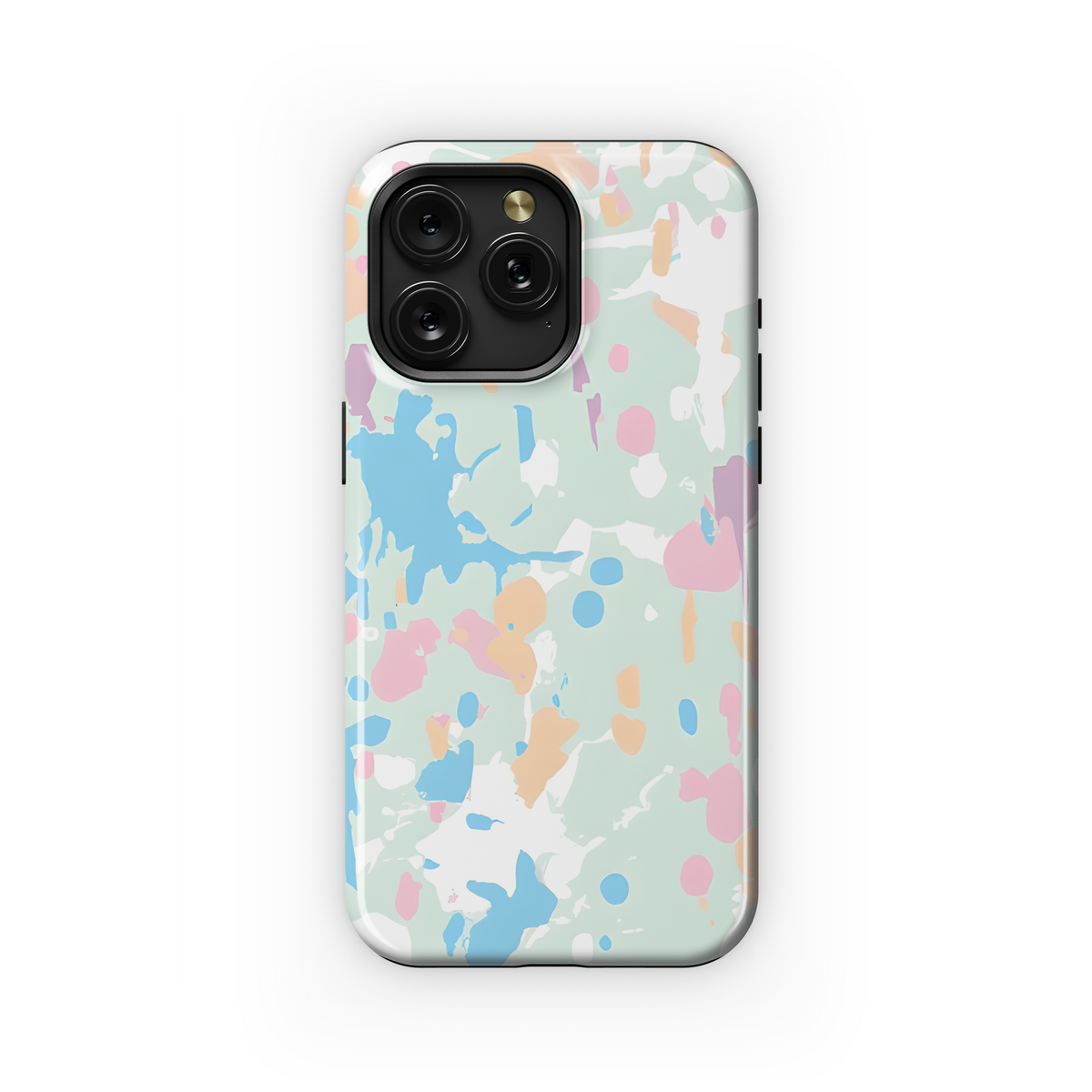 Multicolor Paint Splatter Phone Case iPhone Samsung Cover Pixel 3321 - Image 1