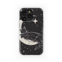 Mystic Black Cat Starry Moon Phone Case iPhone Samsung Cover Pixel 5251 - Image 1