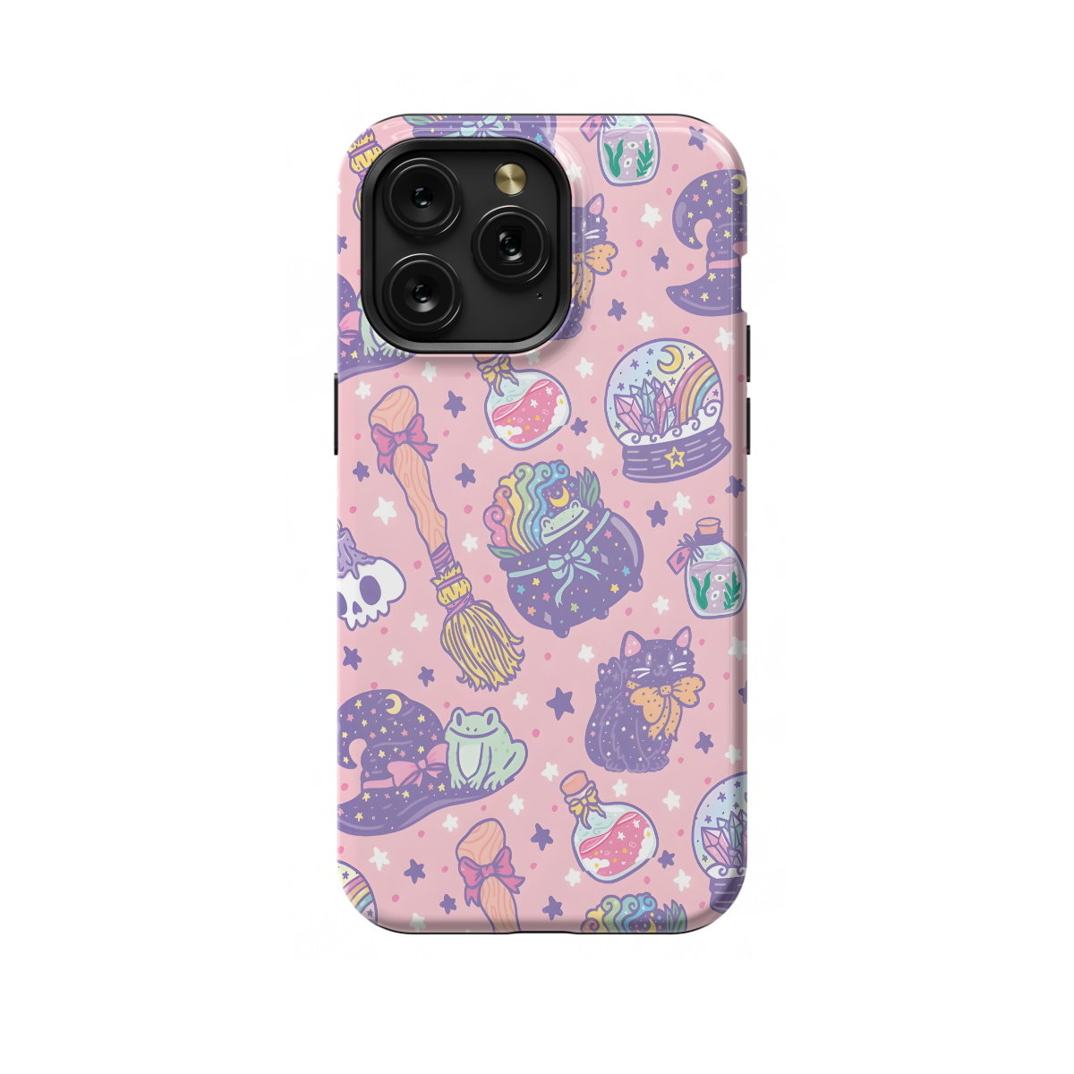 Mystical Brew Witchy Cartoon Phone Case iPhone Samsung Pixel & More 49 - Image 1