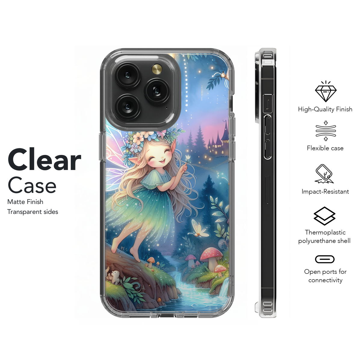 Mystical Fairy in Whimsical Forest Phone Case iPhone Samsung Cover Pixel 3512 - Image 8