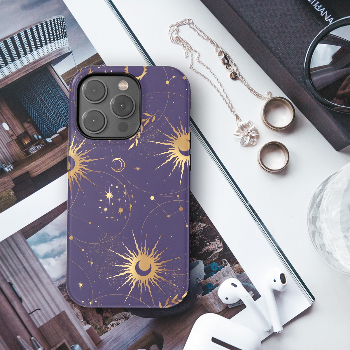 Mystical with Celestial Phone Case iPhone Samsung Cover Pixel 2731 - Image 3