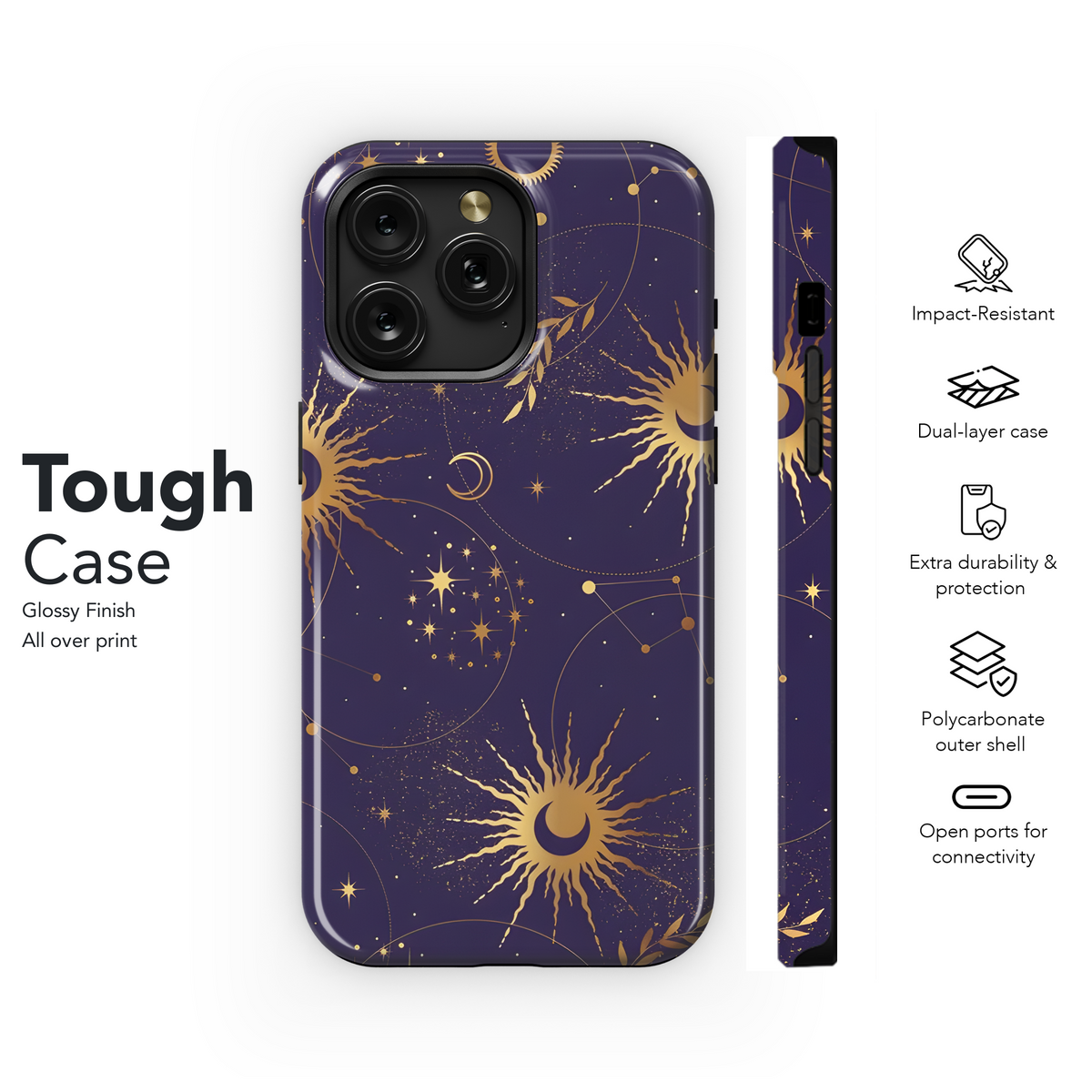 Mystical with Celestial Phone Case iPhone Samsung Cover Pixel 2731 - Image 6