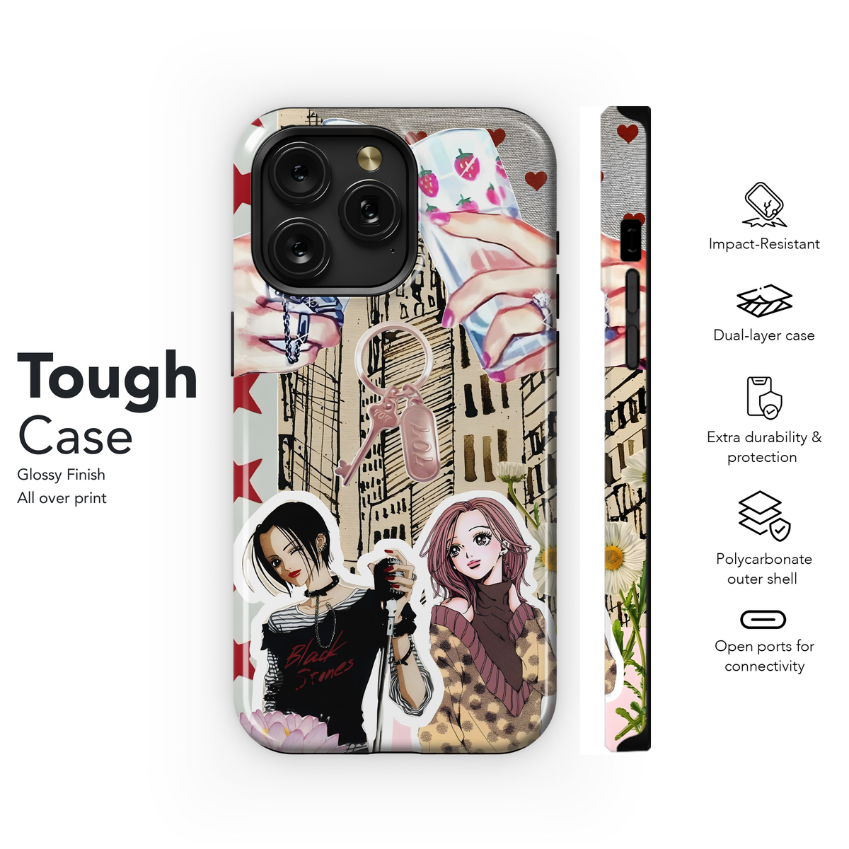 NANA Japanese Anime Manga Comic Phone Case iPhone Samsung Cover Pixel 1975 - Image 6