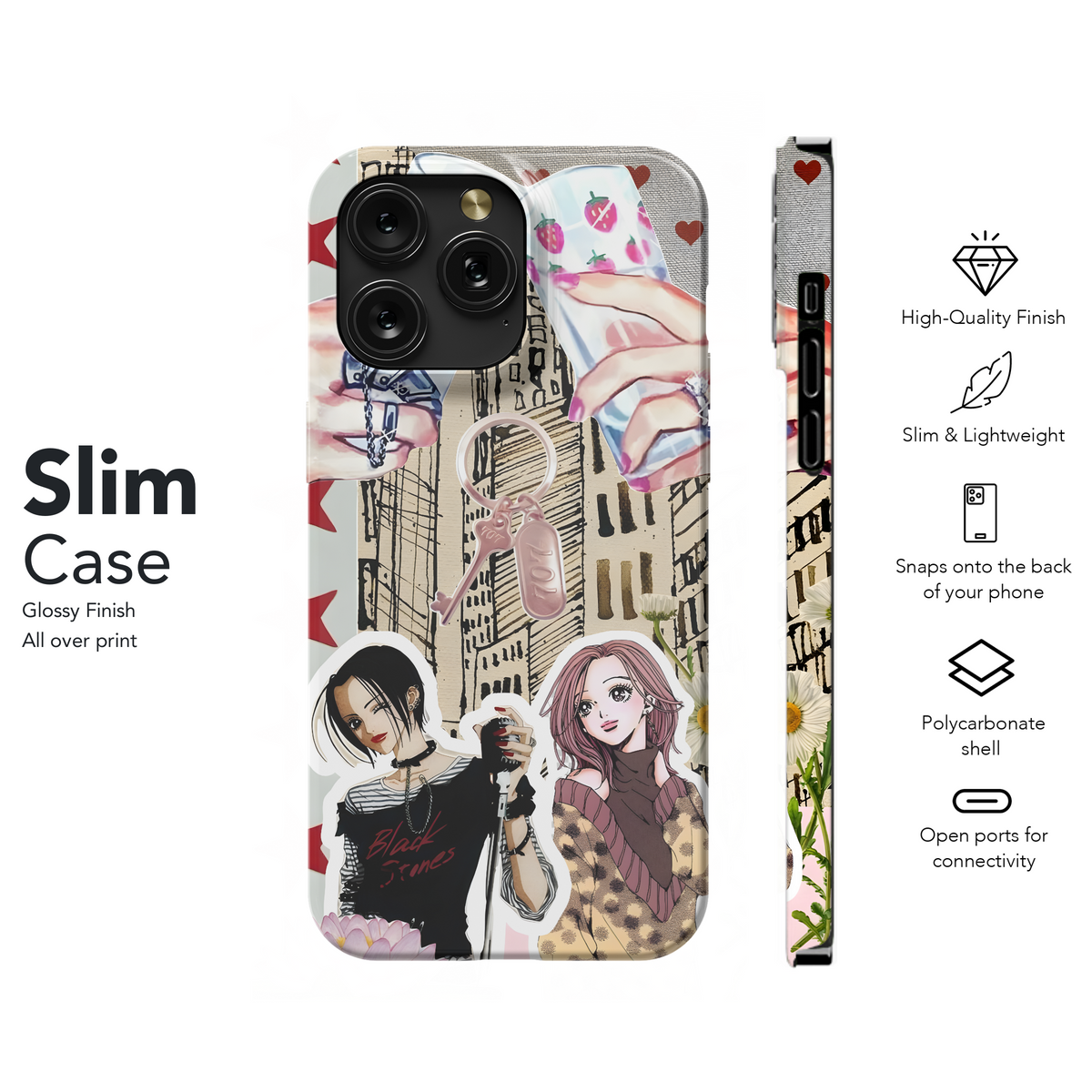 NANA Japanese Anime Manga Comic Phone Case iPhone Samsung Cover Pixel 1975 - Image 7