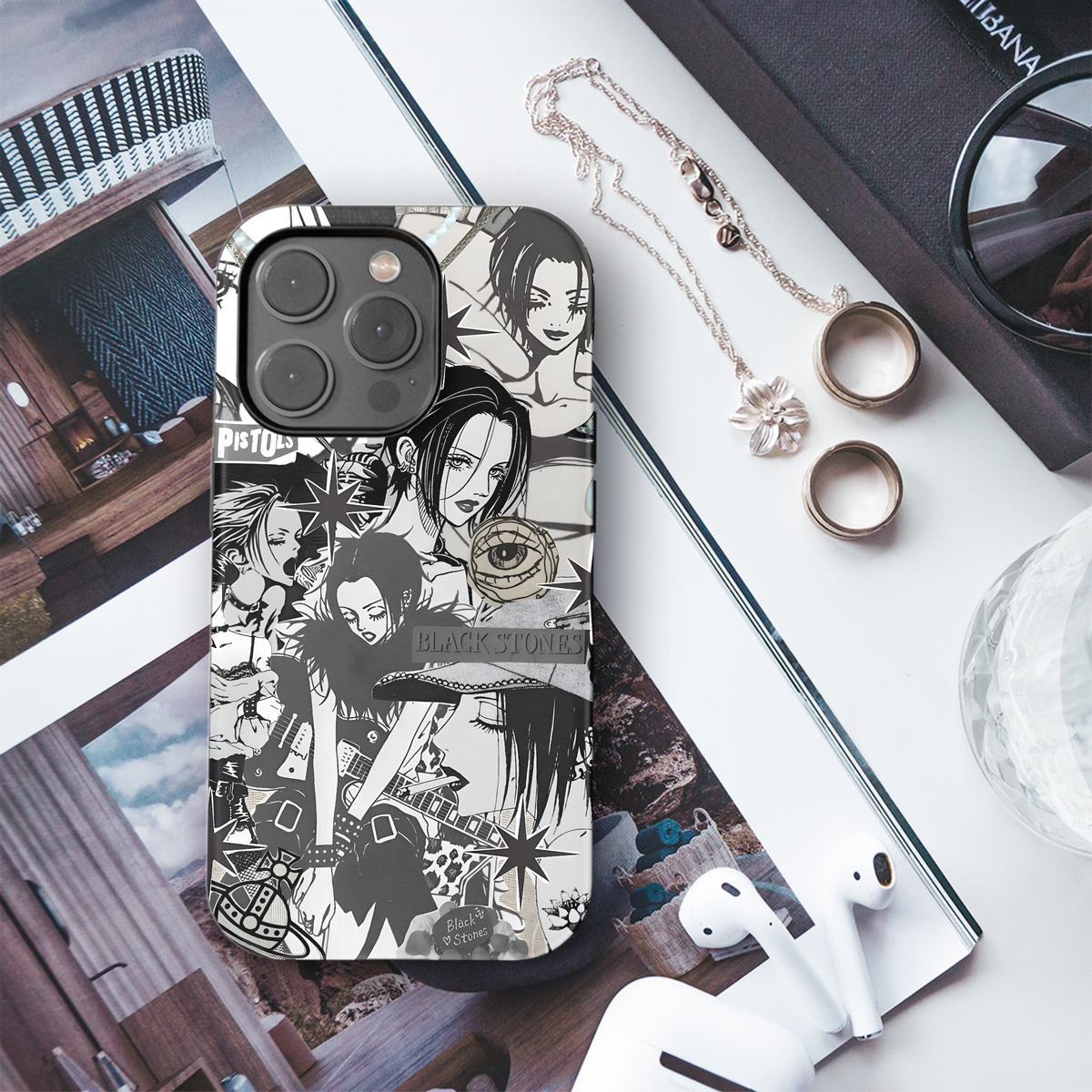 NANA Japanese Anime Manga Comic Phone Case iPhone Samsung Cover Pixel 1976 - Image 3