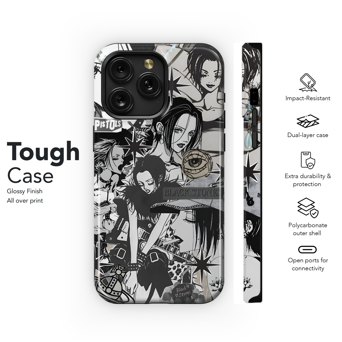 NANA Japanese Anime Manga Comic Phone Case iPhone Samsung Cover Pixel 1976 - Image 6