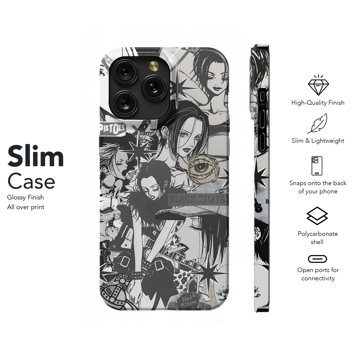 NANA Japanese Anime Manga Comic Phone Case iPhone Samsung Cover Pixel 1976 - Image 7