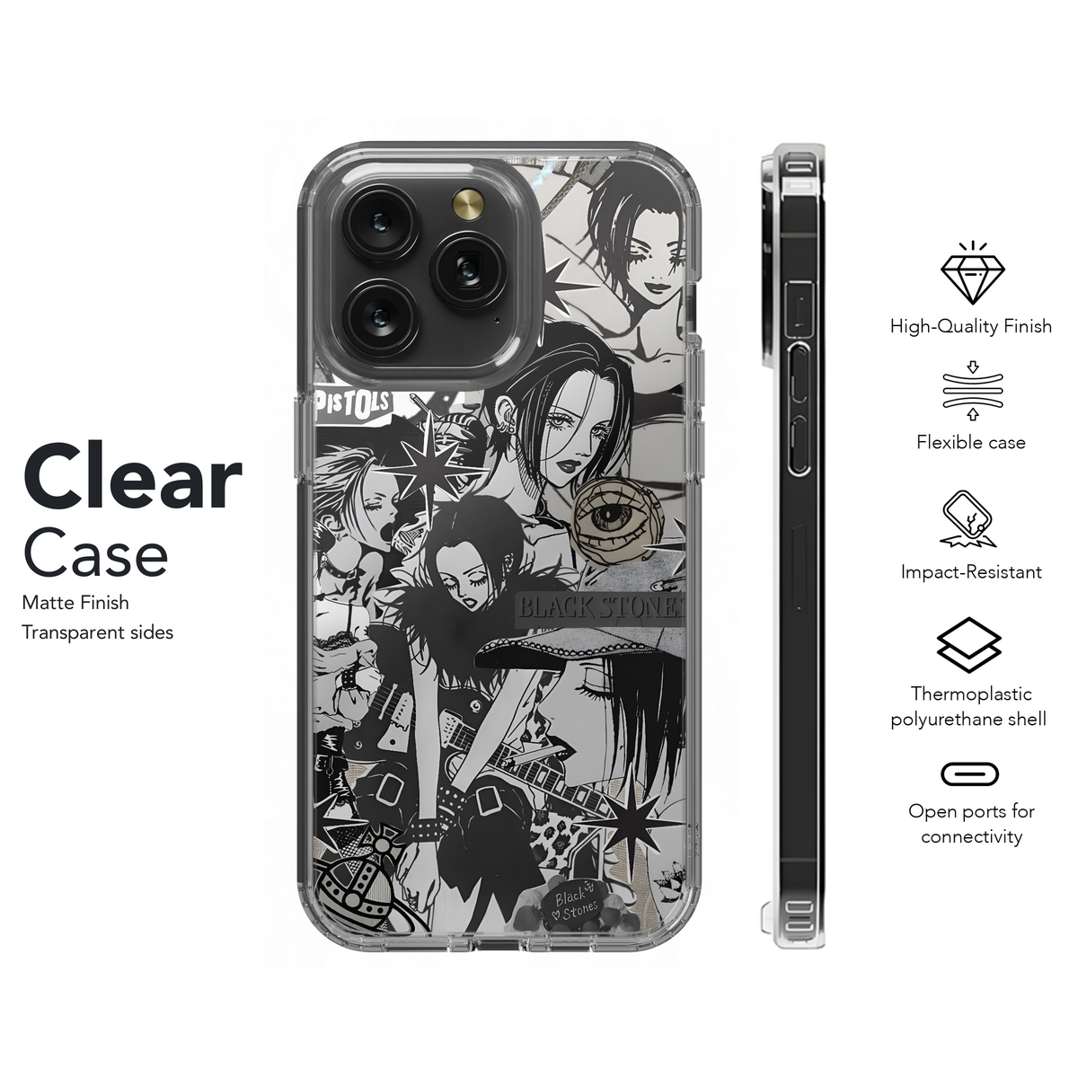 NANA Japanese Anime Manga Comic Phone Case iPhone Samsung Cover Pixel 1976 - Image 8