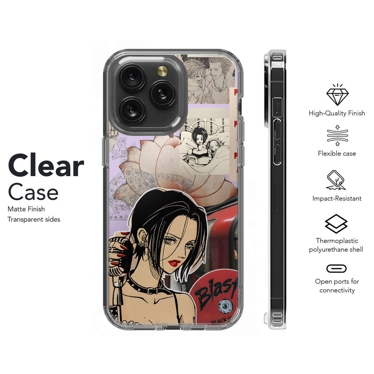 NANA Japanese Anime Manga Comic Phone Case iPhone Samsung Cover Pixel 1978 - Image 8