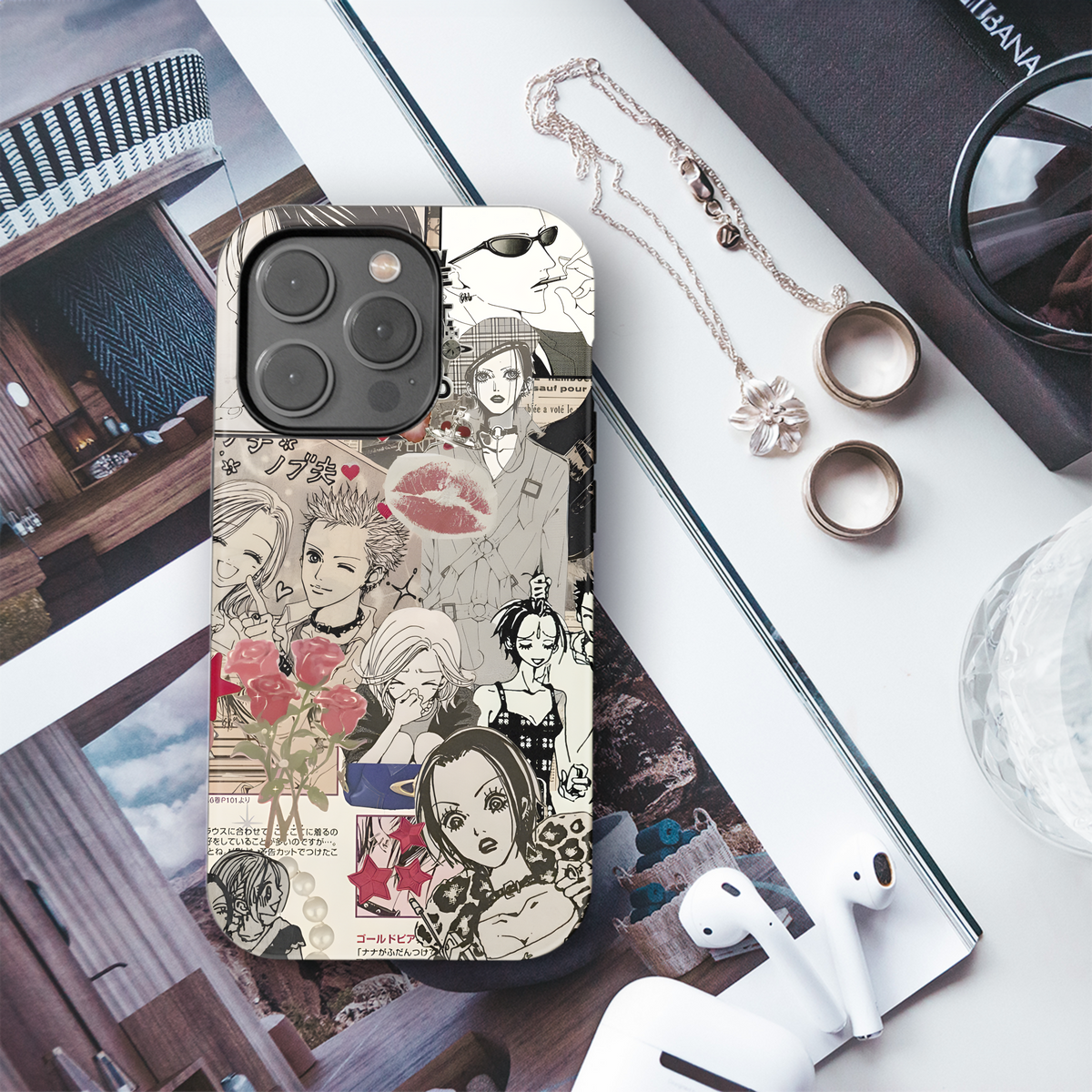 NANA Japanese Anime Manga Comic Phone Case iPhone Samsung Cover Pixel 1980 - Image 3