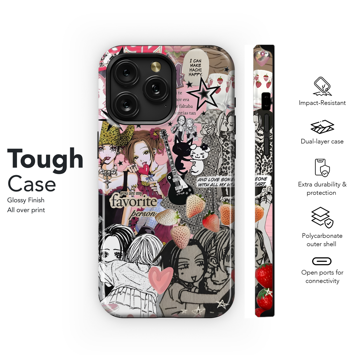 NANA Japanese Anime Manga Comic Phone Case iPhone Samsung Cover Pixel 1981 - Image 6