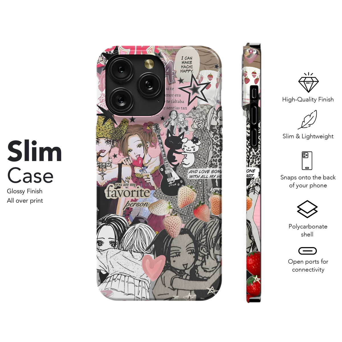 NANA Japanese Anime Manga Comic Phone Case iPhone Samsung Cover Pixel 1981 - Image 7