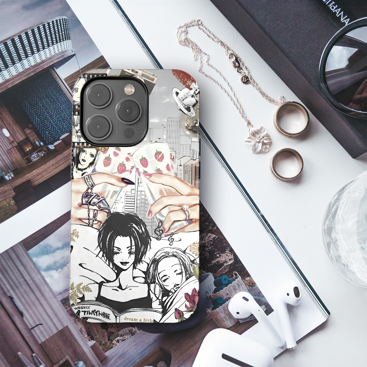 NANA Japanese Anime Manga Comic Phone Case iPhone Samsung Cover Pixel 1982 - Image 3