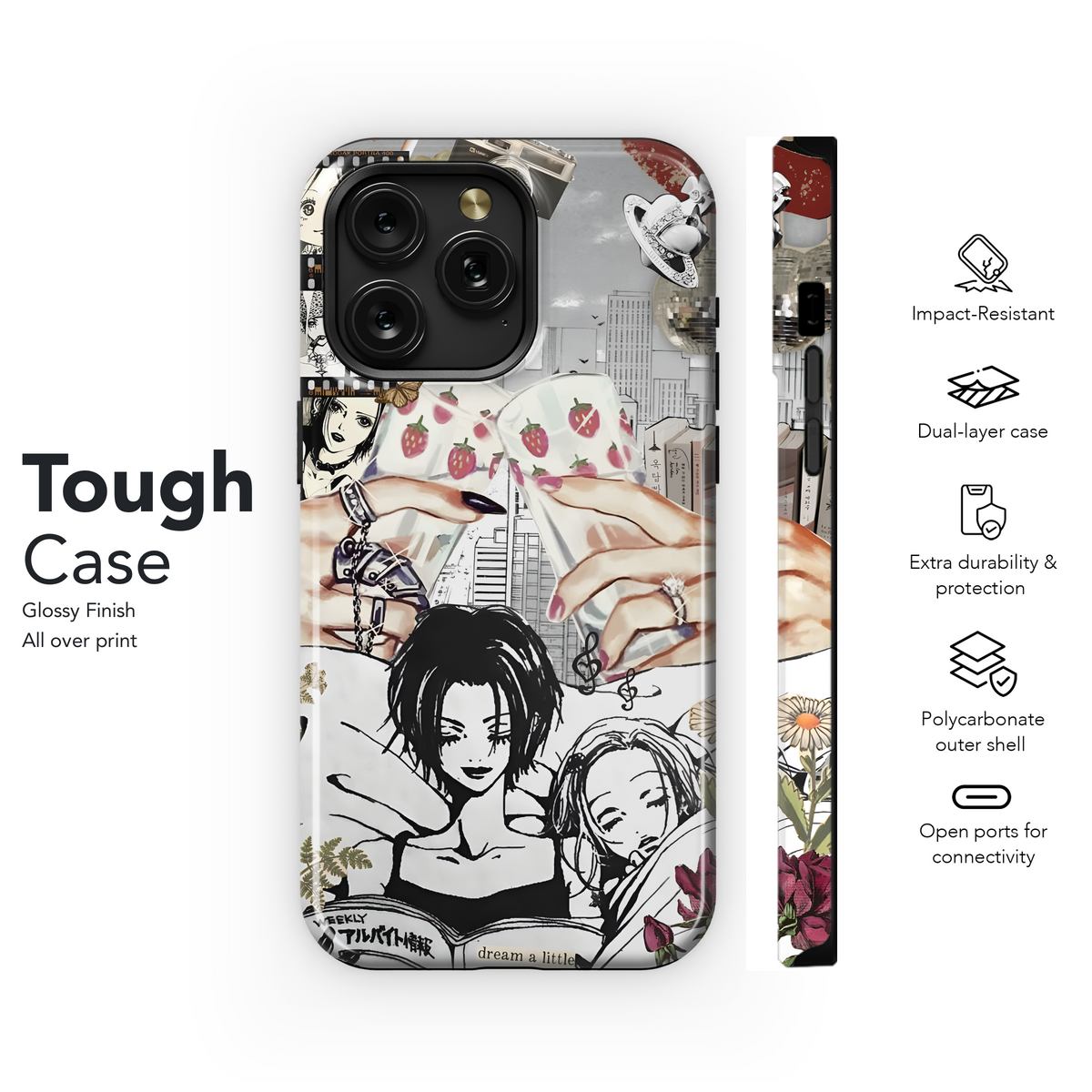 NANA Japanese Anime Manga Comic Phone Case iPhone Samsung Cover Pixel 1982 - Image 6