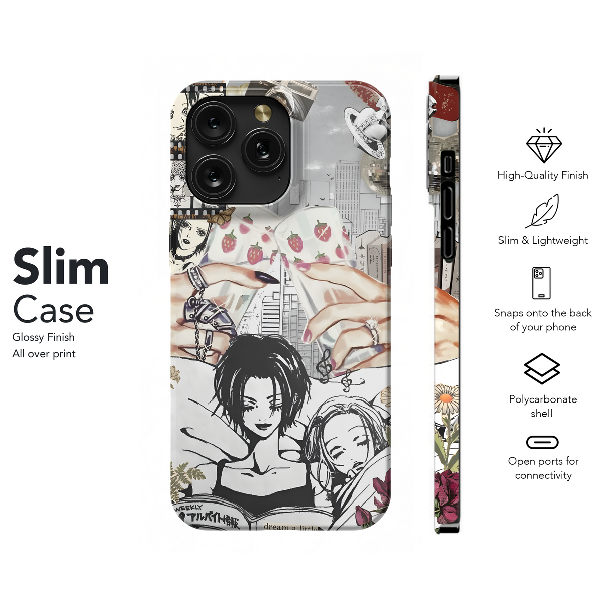 NANA Japanese Anime Manga Comic Phone Case iPhone Samsung Cover Pixel 1982 - Image 7