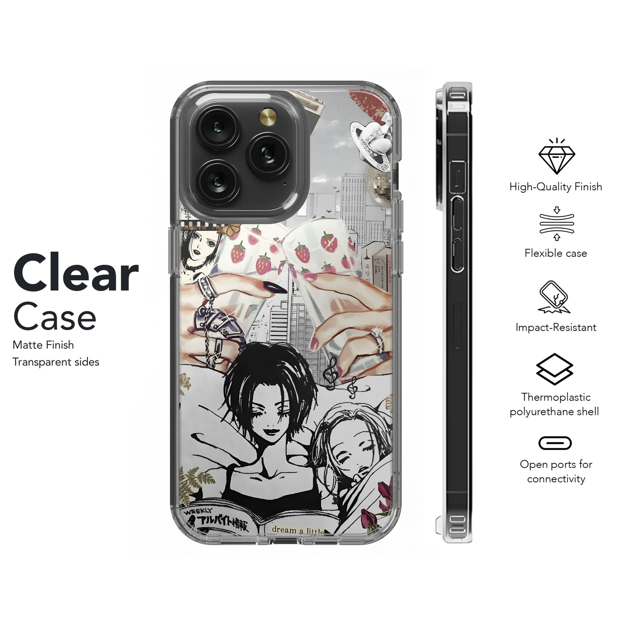 NANA Japanese Anime Manga Comic Phone Case iPhone Samsung Cover Pixel 1982 - Image 8