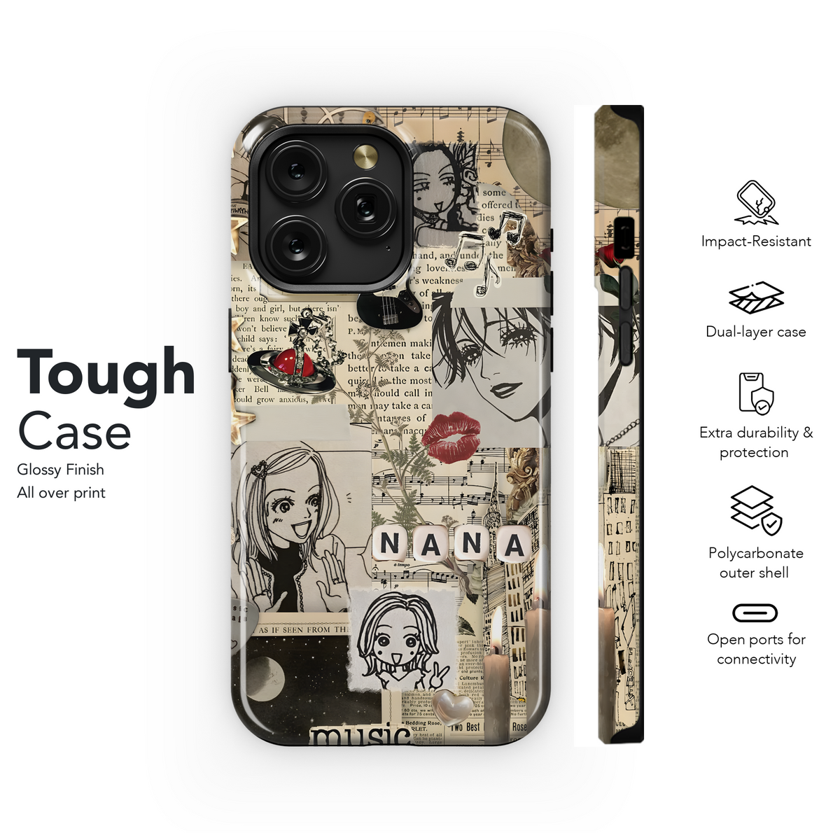 NANA Japanese Anime Manga Comic Phone Case iPhone Samsung Cover Pixel 1983 - Image 6