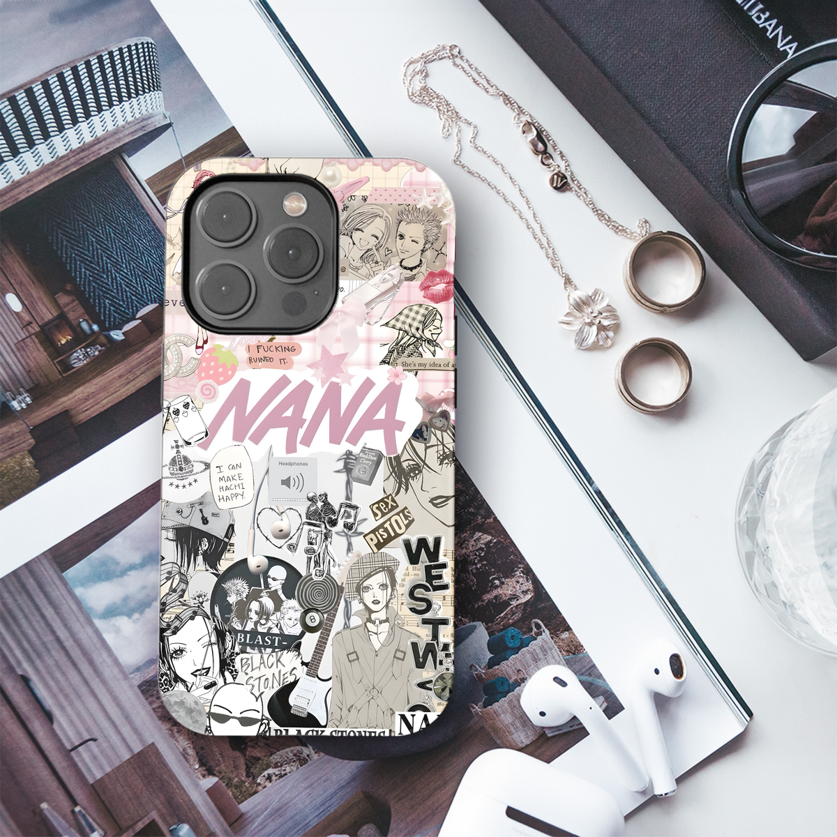 NANA Japanese Anime Manga Comic Phone Case iPhone Samsung Cover Pixel 1984 - Image 3