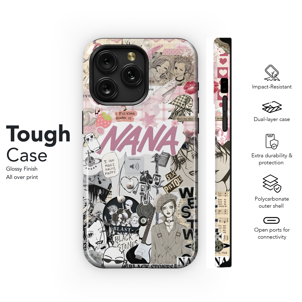 NANA Japanese Anime Manga Comic Phone Case iPhone Samsung Cover Pixel 1984 - Image 6