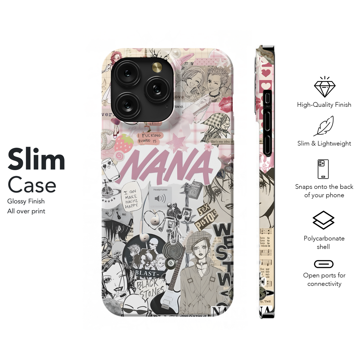 NANA Japanese Anime Manga Comic Phone Case iPhone Samsung Cover Pixel 1984 - Image 7