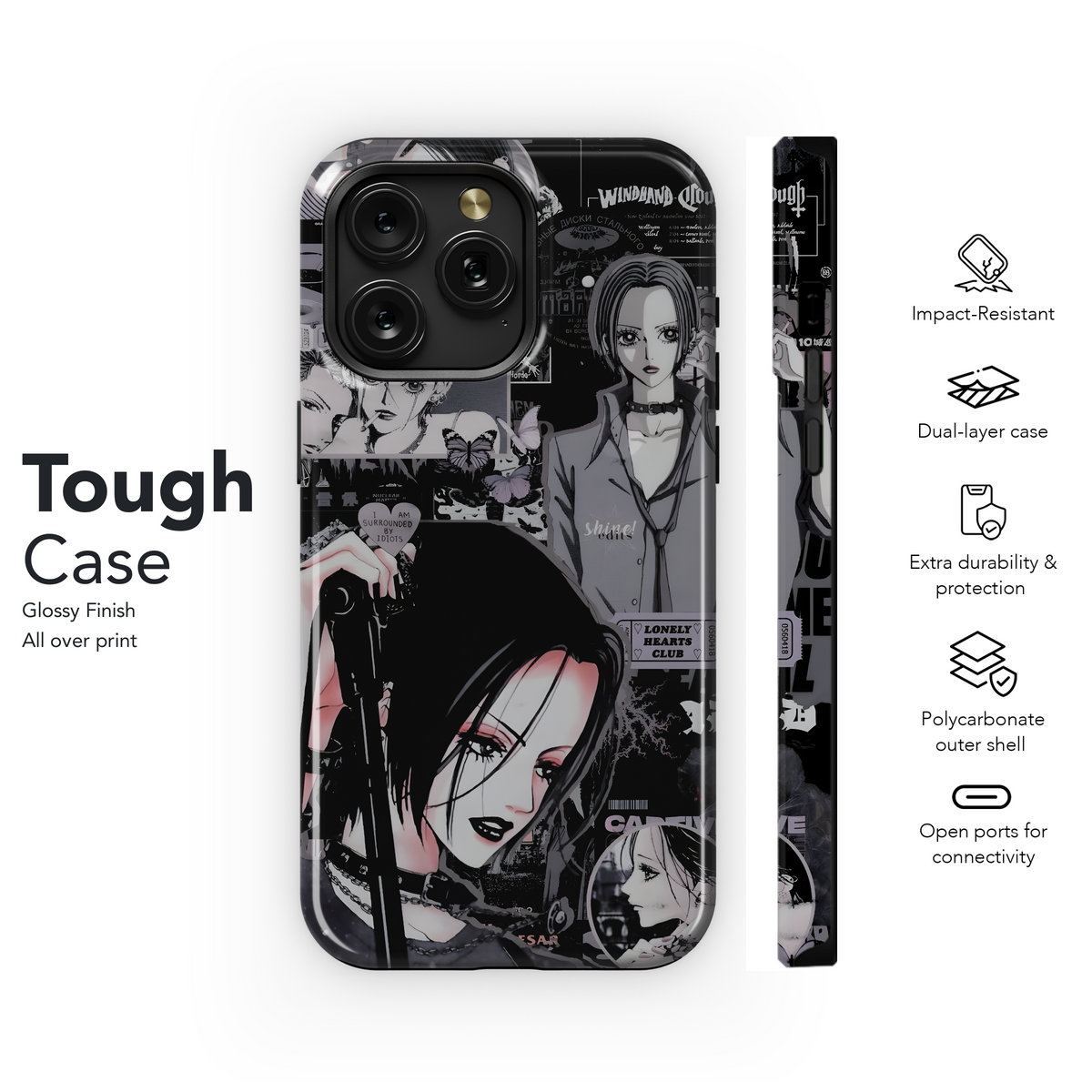 NANA Japanese Anime Manga Comic Phone Case iPhone Samsung Cover Pixel 1987 - Image 6