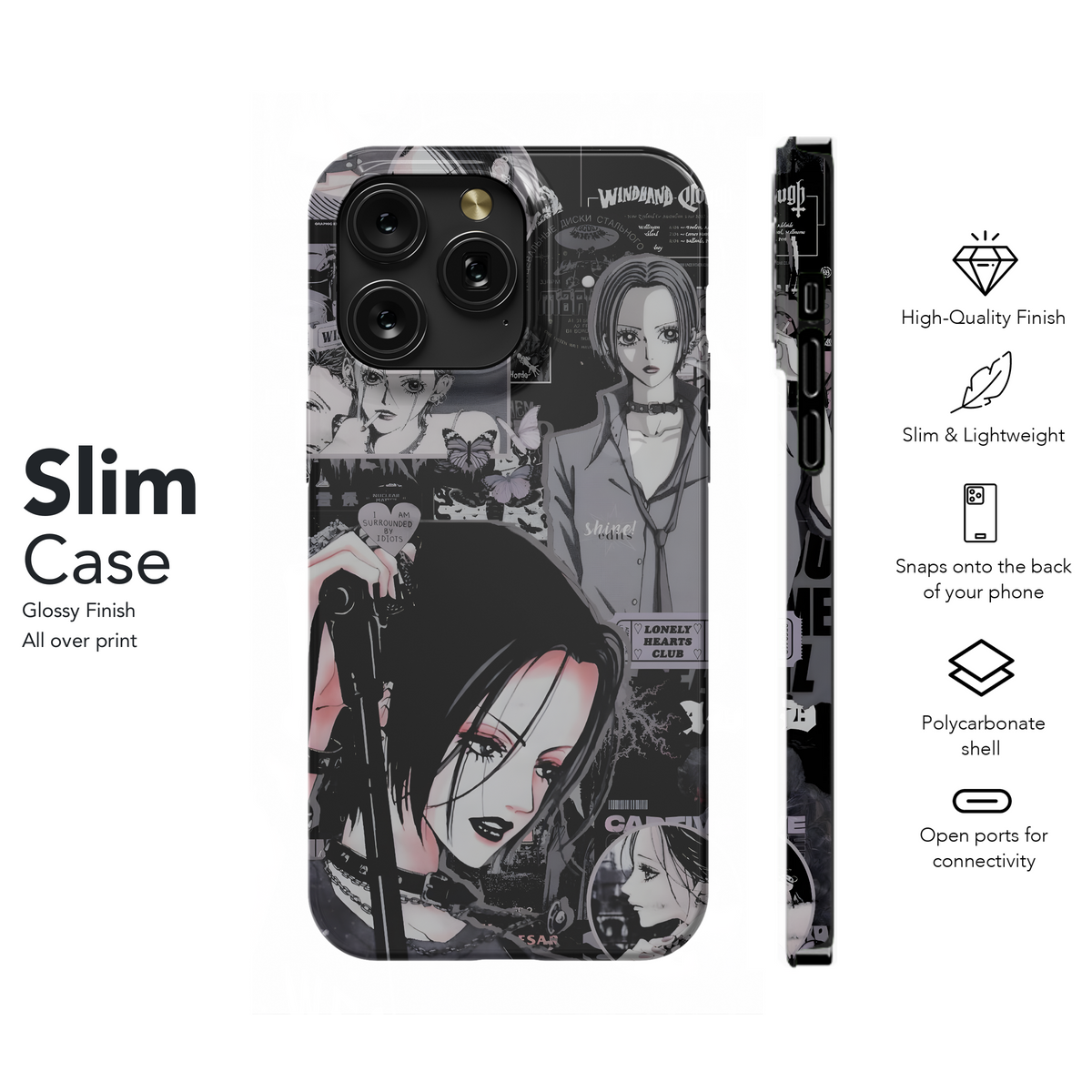 NANA Japanese Anime Manga Comic Phone Case iPhone Samsung Cover Pixel 1987 - Image 7